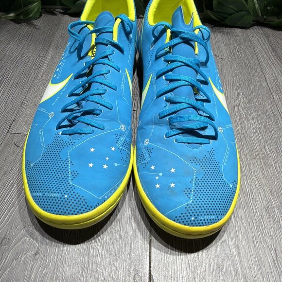 Nike Mercurial X Victory VI Neymar IC Indoor Soccer Shoes Mens Size 10.5 Blue main image 9